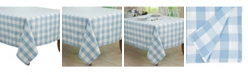 Saro Lifestyle Buffalo Plaid Design Cotton Blend Tablecloth, 70" x 70"